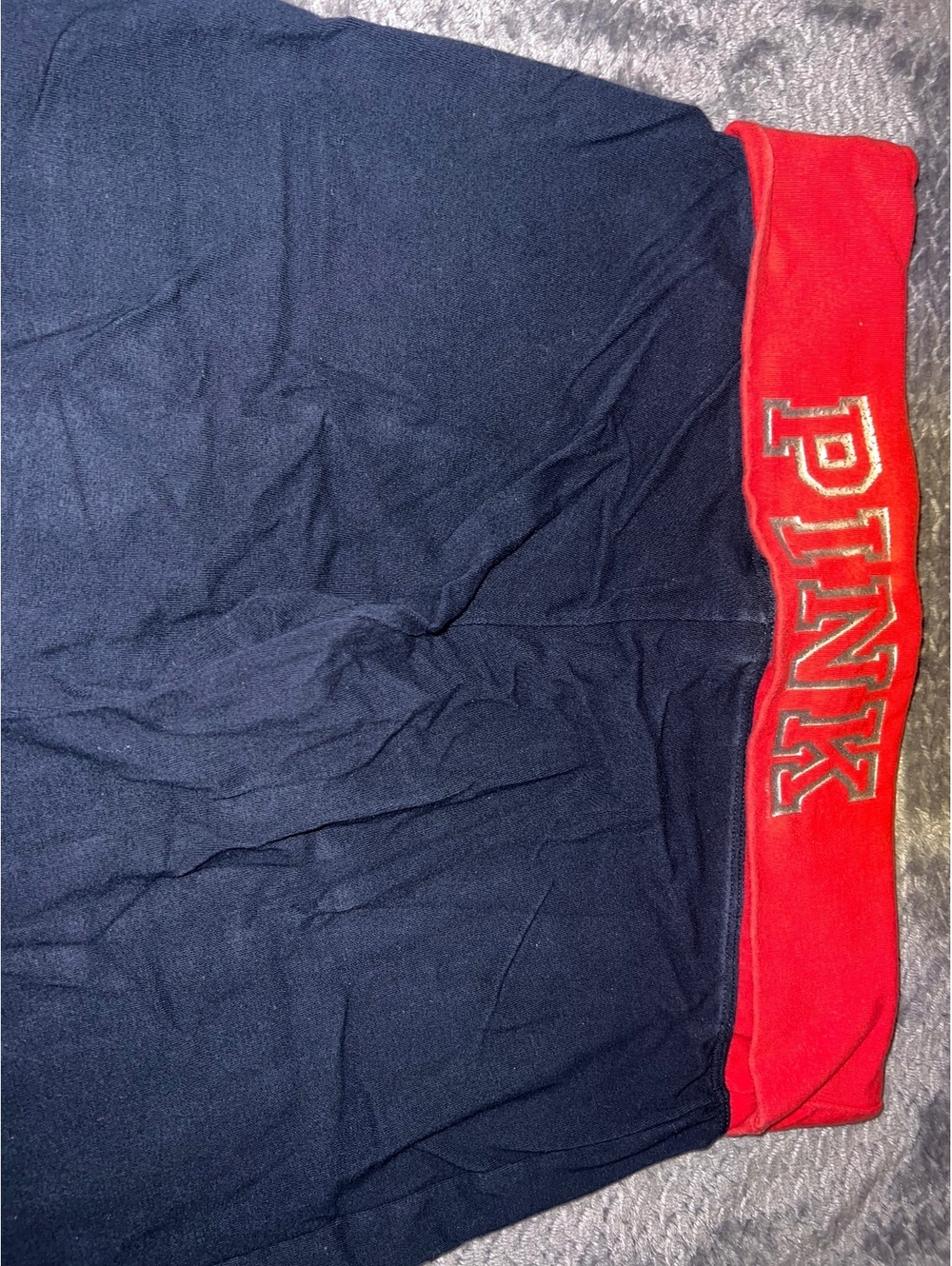 Victoria’s Secret PINK, St Louis Cardinals, bling fold over leggings, size Large - Picture 6 of 6